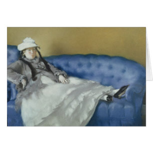 Manet Madame Manet on a Blue Sofa, 1874