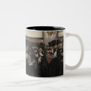 Manet   Masked Ball at the Opera, 1873 Two-Tone Coffee Mug