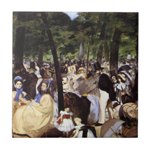 Manet: Music in the Tuileries Garden Tile