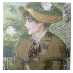 Manet On the Bench, 1879 Tile