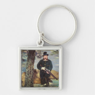 Manet Pertuiset, Lion Hunter, 1881 Keychain