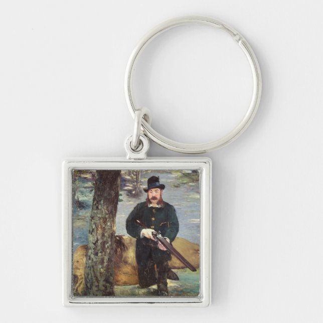 Manet | Pertuiset, Lion Hunter, 1881 Keychain (Front)