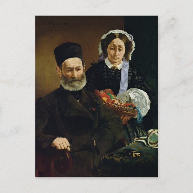 Manet | Portrait of M and Mme Auguste Manet Postcard (Front)