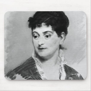 Manet Portrait of Madame Emile Zola, 1874 Mouse Pad