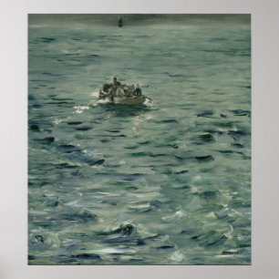 Manet - Rochefort's Escape Poster