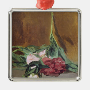 Manet Stem of Peonies and Secateurs, c.1864 Metal Ornament