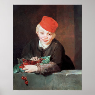 Manet The Boy with the Cherries, 1859 Poster
