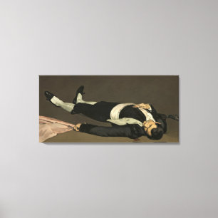 Manet   The Dead Toreador, c.1864 Canvas Print