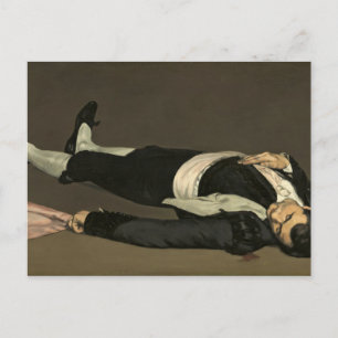 Manet The Dead Toreador, c.1864 Postcard
