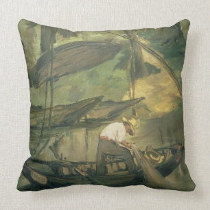 Manet   The Fisherman, c.1861 Throw Pillow