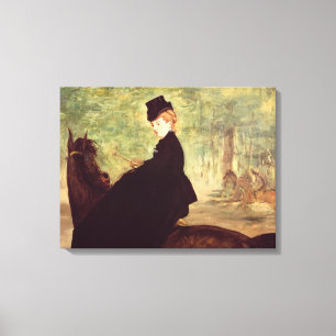 Manet   The Horsewoman, 1875 Canvas Print