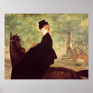 Manet   The Horsewoman, 1875 Poster