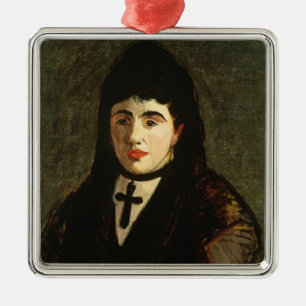Manet The Spaniard Metal Ornament