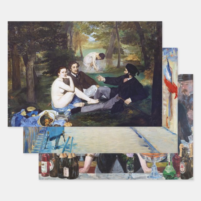 Manet Wrapping Paper Sheet (Set)