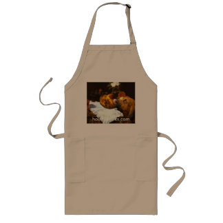 Manet's The Brioche With Wimsey the Bloodhound Long Apron