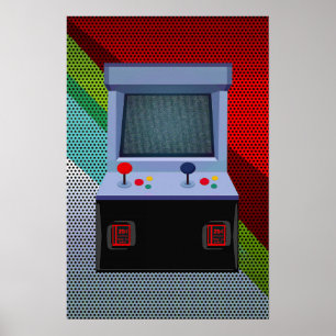 Manette de jeu vidéo d'arcade décoration murale co