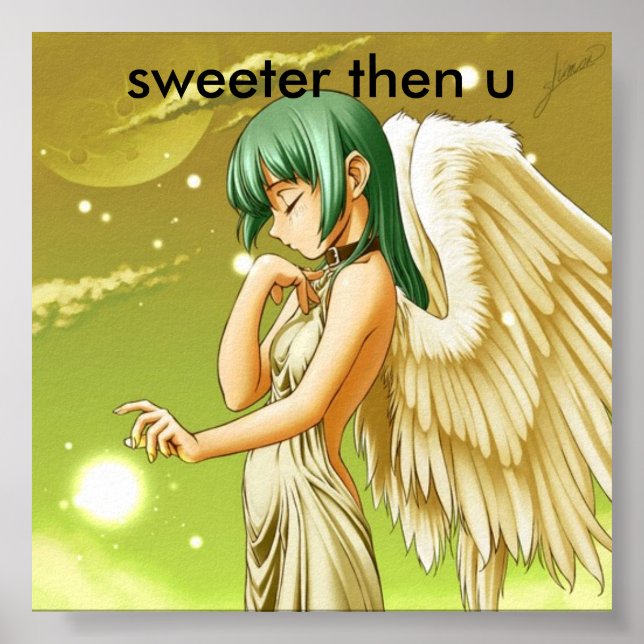manga angel  sweeter then u poster (Front)