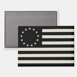 Manga, Betsy Ross Flag or Circle American Flag Magnet