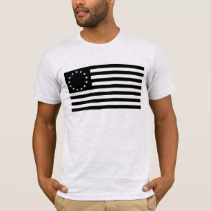 Manga, Betsy Ross Flag or Circle American Flag T-Shirt