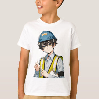 Manga Expert en Sécurité au Travail T-Shirt