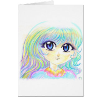 Manga Fairy Girl Anime Colourful Rainbow Magic