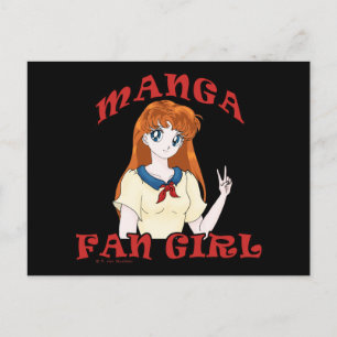 Manga Fan Girl Postcards