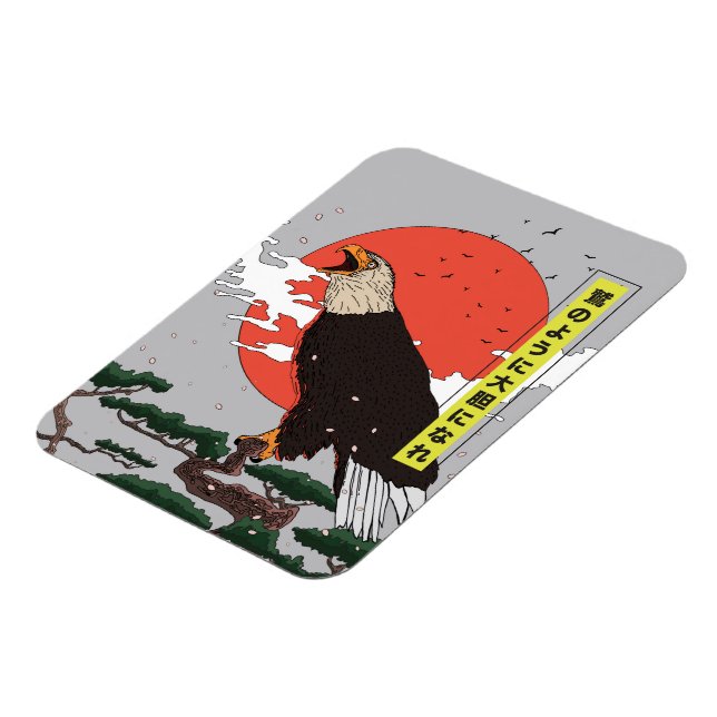 Manga Golden Eagle Magnet (Left Side)