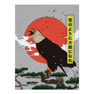 Manga Golden Eagle Poster