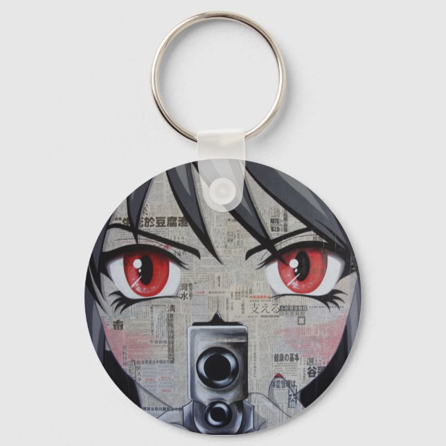 manga gun keychain (Front)