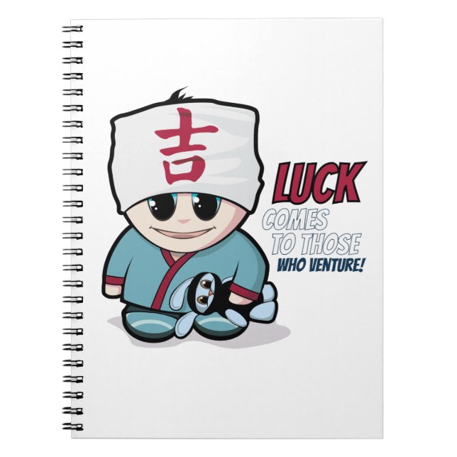 Manga martial arts boy notebook (Front)
