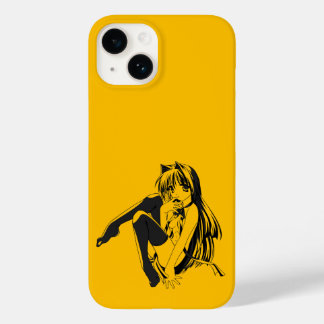 Manga, Neko Catgirl Furry Anime Loli Slave Case-Ma Case-Mate iPhone 14 Case