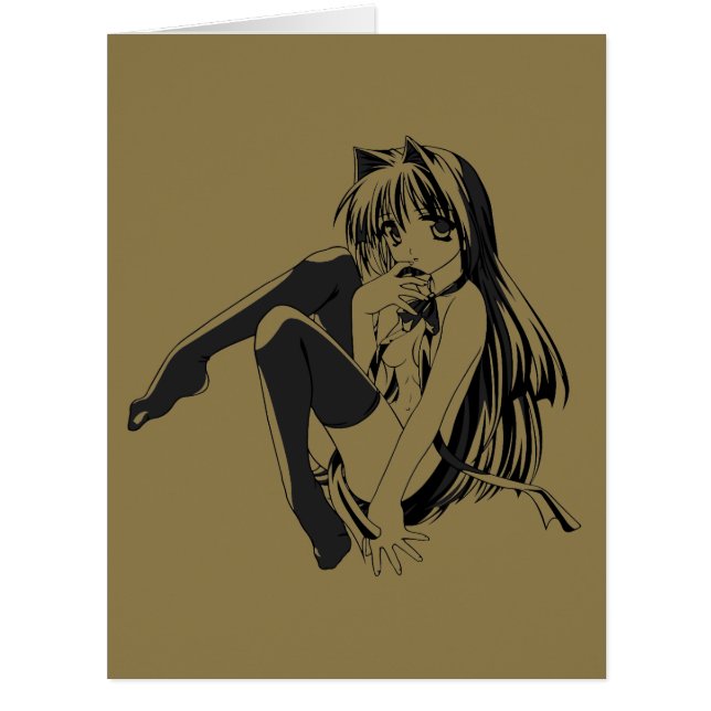 Manga, Neko Catgirl Furry Kawaii Loli  (Front)