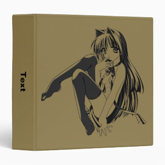 Manga, Neko Catgirl Furry Kawaii Loli  Binder