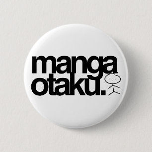 manga otaku. 2 inch round button