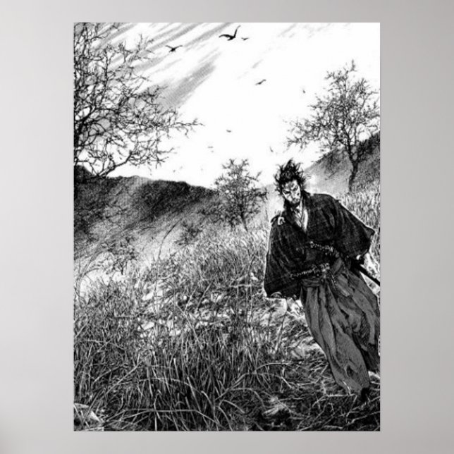 Manga Page Artwork Vagabond Poster (Front)