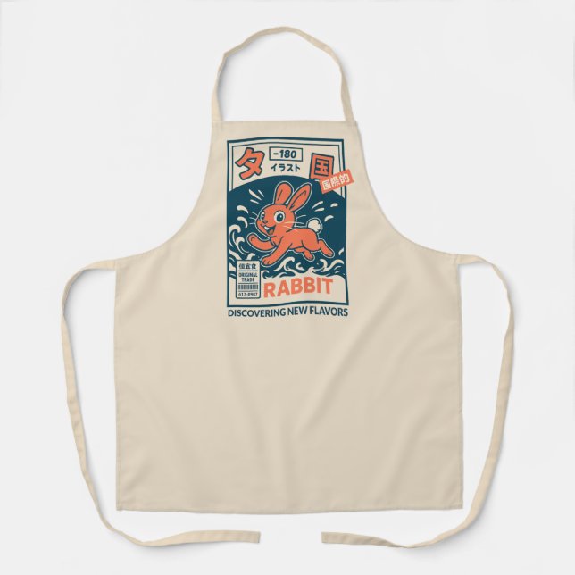 Manga Rabbit Apron (Front)