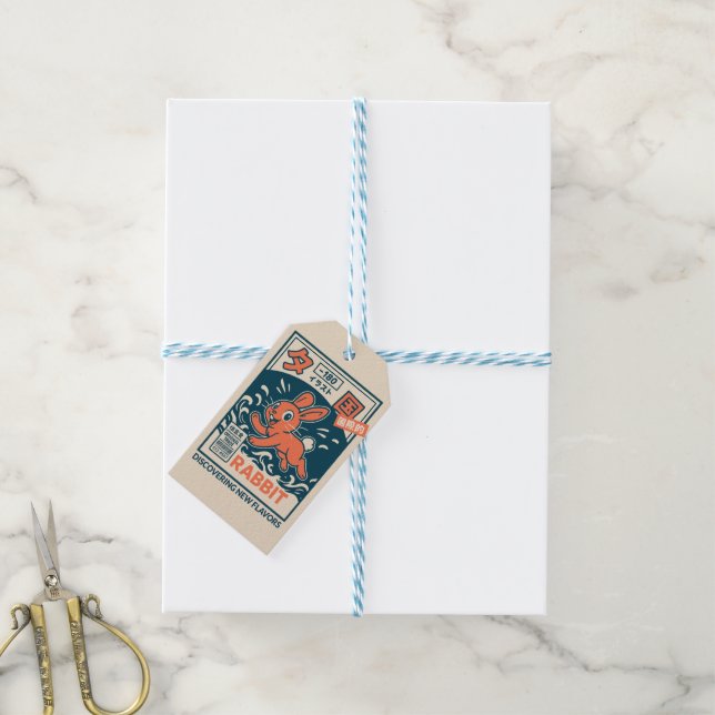 Manga Rabbit Gift Tags (With Twine)
