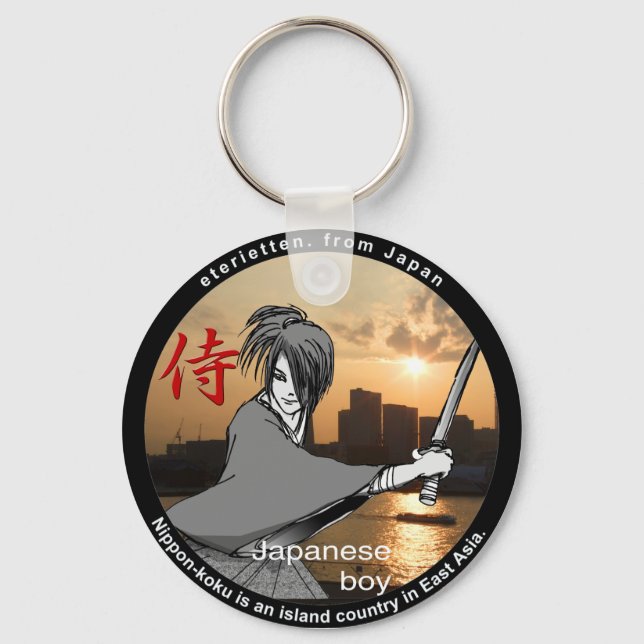 MANGA SAMURAI YOKOHAMA KEYCHAIN (Front)