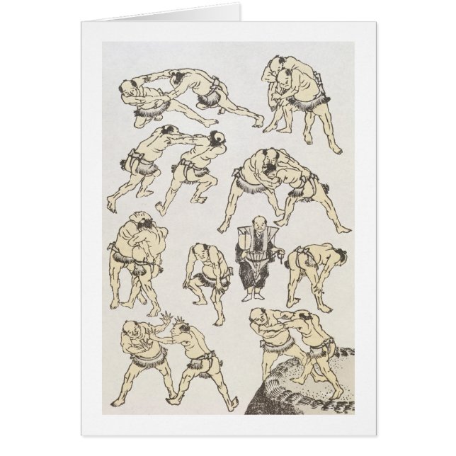 Manga: studies of gestures and postures of wrestle (Front)