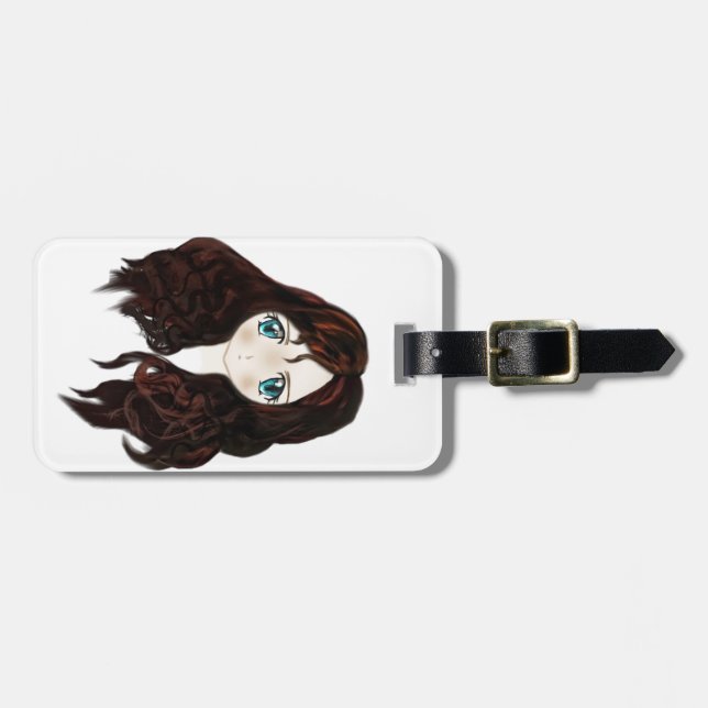 Manga Theme Luggage Tag (Front Horizontal)