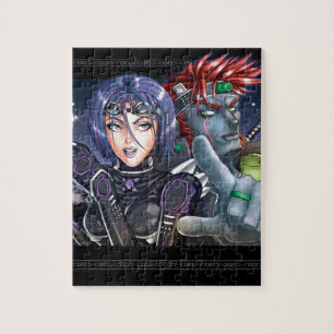 Manga Warriors Jigsaw Puzzle
