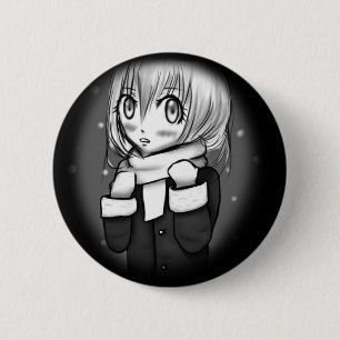 manga winter 2 inch round button