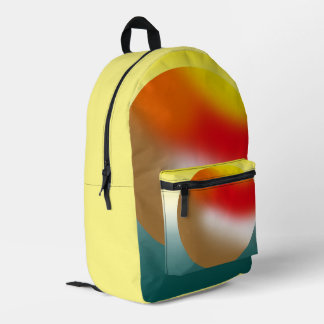 Manganese Printed Backpack