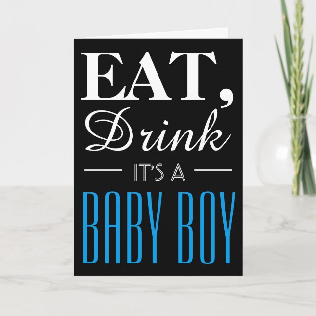 Mange, Bois C'est un bébé, Faire-part bébé (Devant)