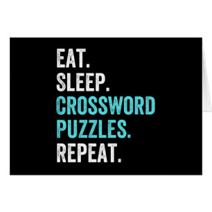 Mange.Dors. Mot-croisé : Puzzles. Recommencer.