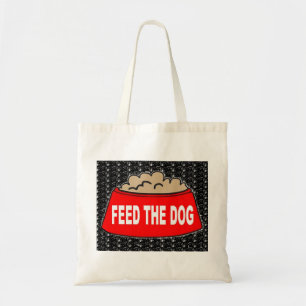 Mangeoire pour chien en forme de sac à main rouge