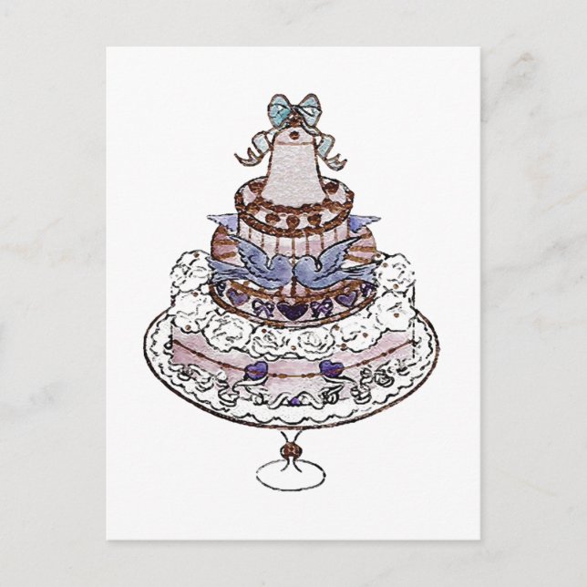 Mangeons du gâteau ~ Cartes postales / Invitations (Devant)