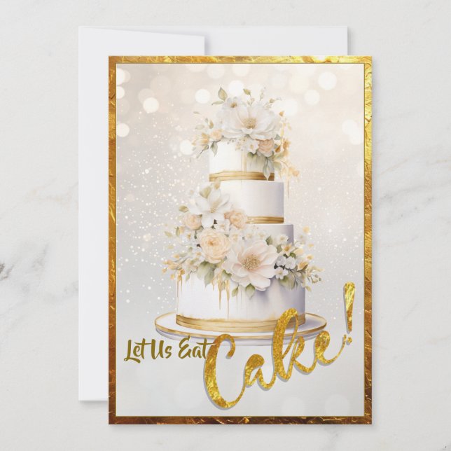 Mangeons Du Gâteau ! Invitation (Devant)