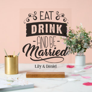 manger boire et être marié mariage