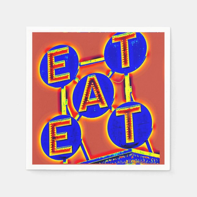 manger des serviettes en papier (Devant)